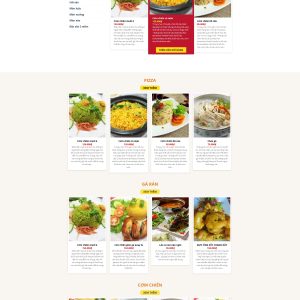 Theme wordpress nhà hàng ẩm thực
