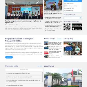 Theme wordpress công ty cấp nước