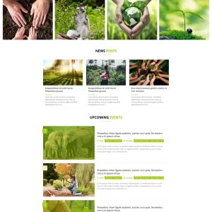 Theme WordPress tin tức về môi trường