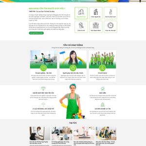 Theme wordpress dịch vụ giúp việc nhà