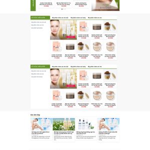 Theme wordpress mỹ phẩm 7