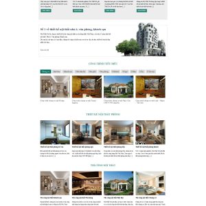 Theme wordpress nội thất trẻ
