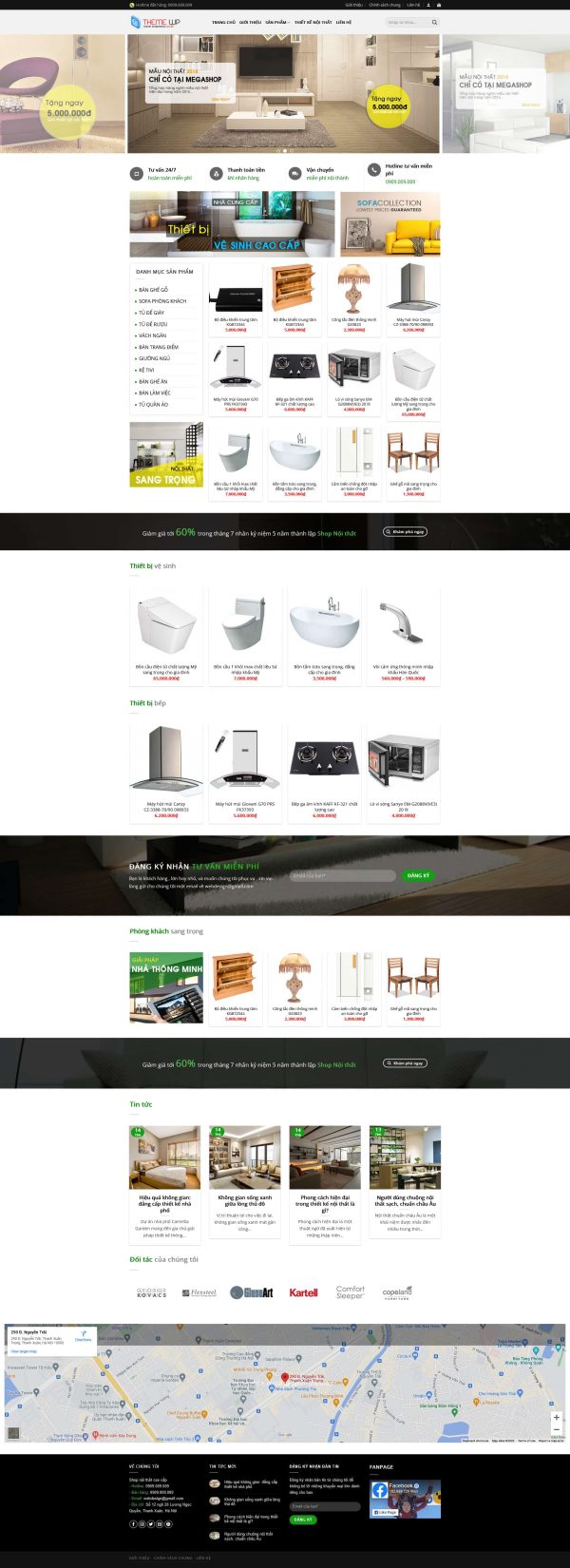 Theme wordpress shop nội thất