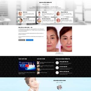 theme wordpress thẩm mỹ viên