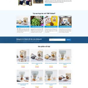 Theme wordpress thực phẩm sữa ngủ cóc