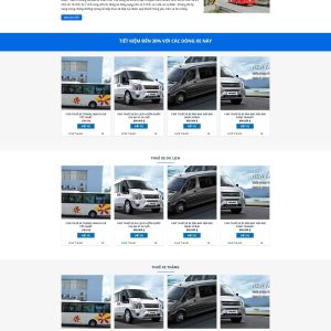 Theme WordPress Cho Thuê Xe Du Lịch