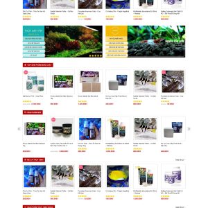 Theme wordpress thủy sinh