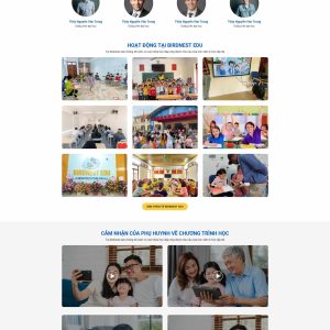 Theme WordPress Trường Anh ngữ 1