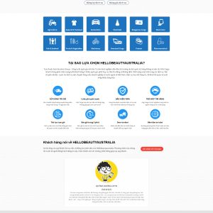 Theme wordpress dịch vụ vận chuyển úc