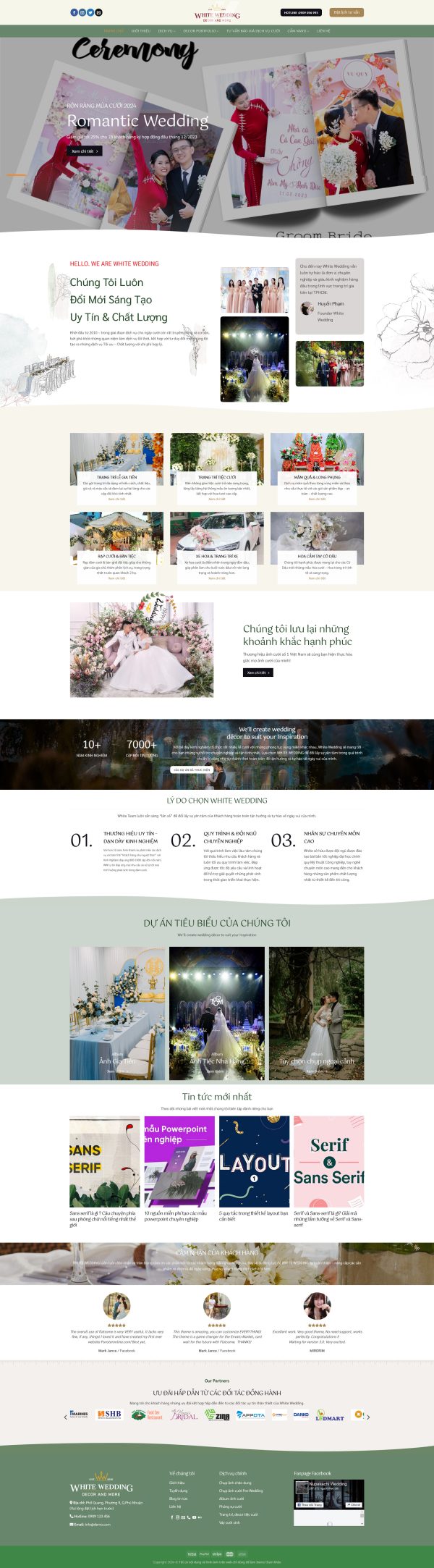 Theme wordpress dịch vụ cưới hỏi ,decor wedding 1